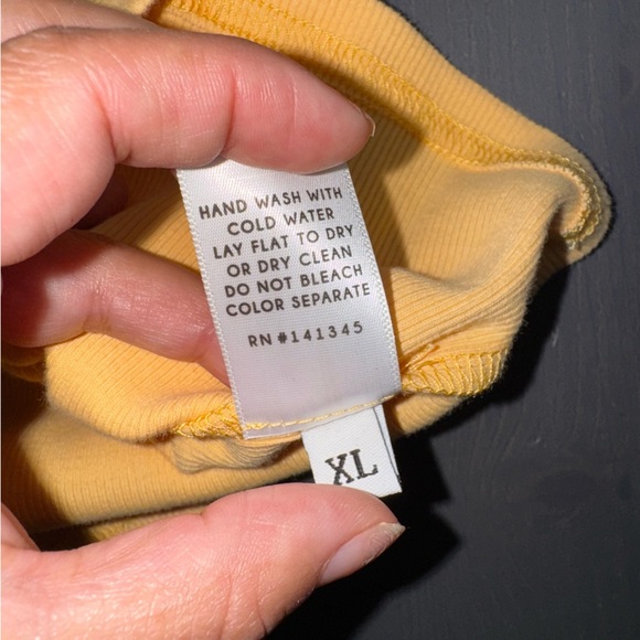 Daydreamer Records Ribbed Cotton Tank in Melon - Picture 8 of 9